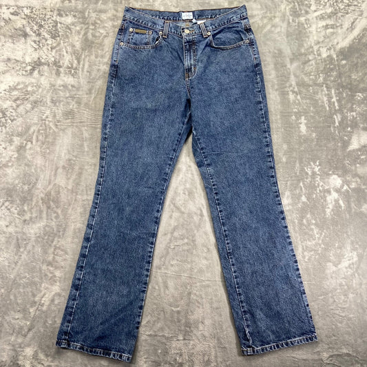 Calvin Klein Straight Leg Jeans Women's Size 8 Blue Denim Cotton