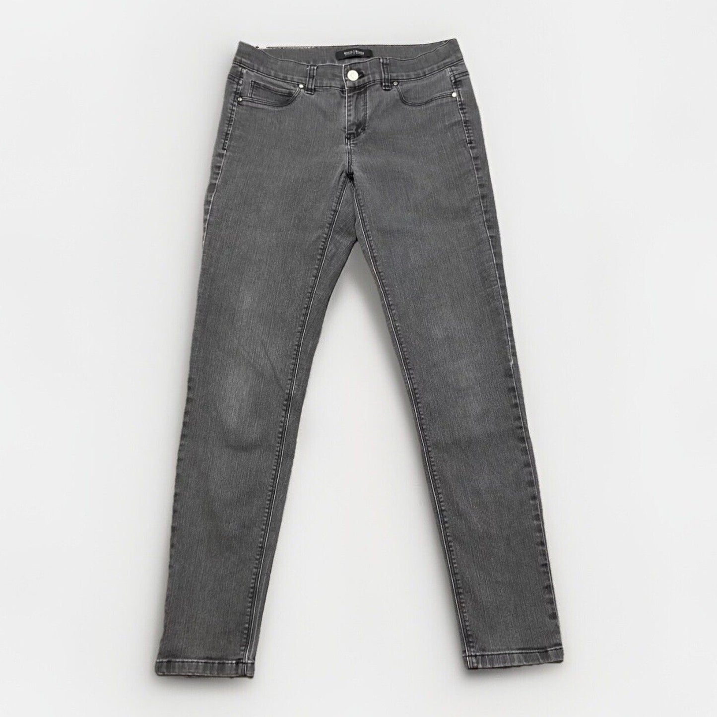 White House Black Market Skinny Jeans Women's Size S Reg Gray Denim