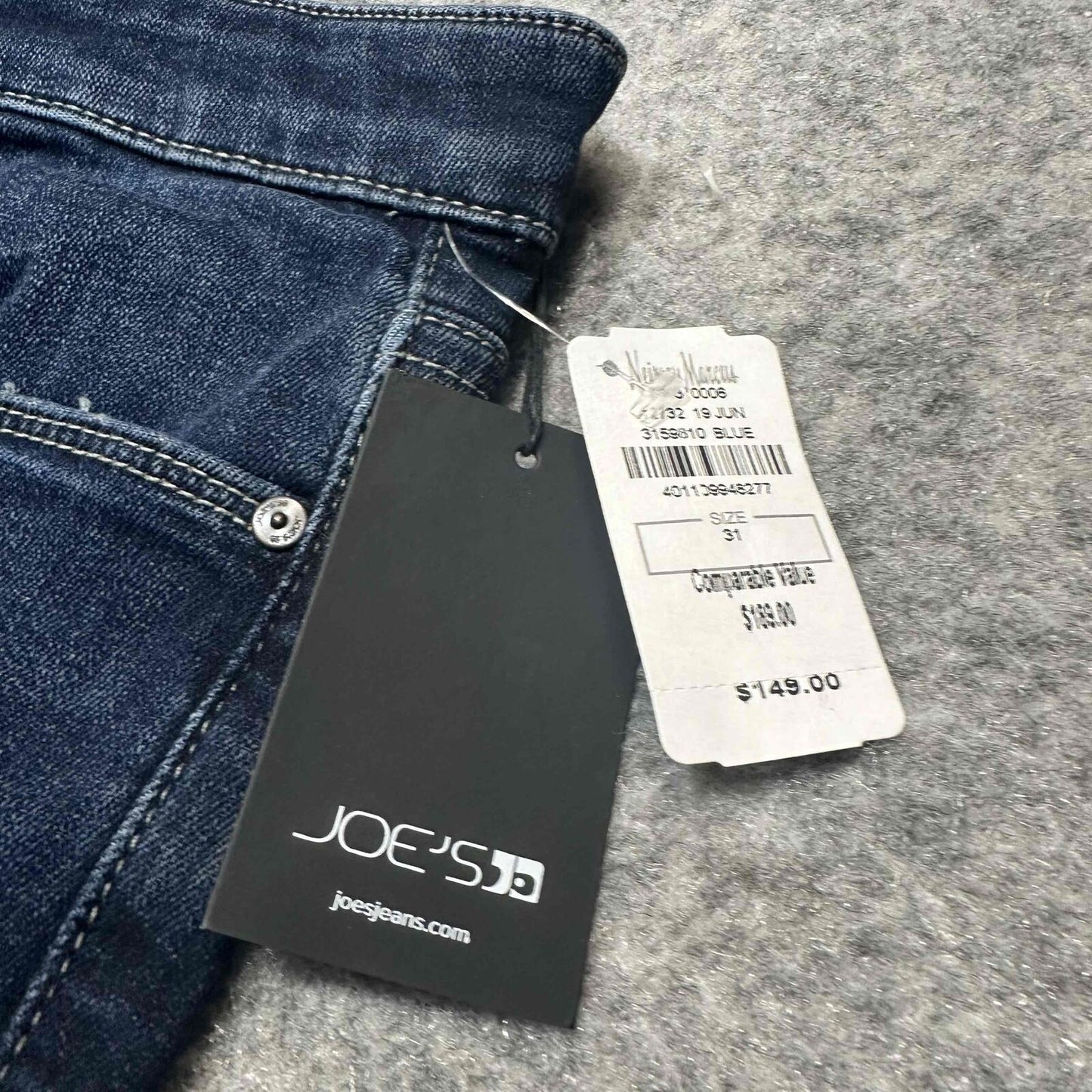 New Joe's Women's Dark Wash High Rise Frayed Hem Skinny Jeans Size 31