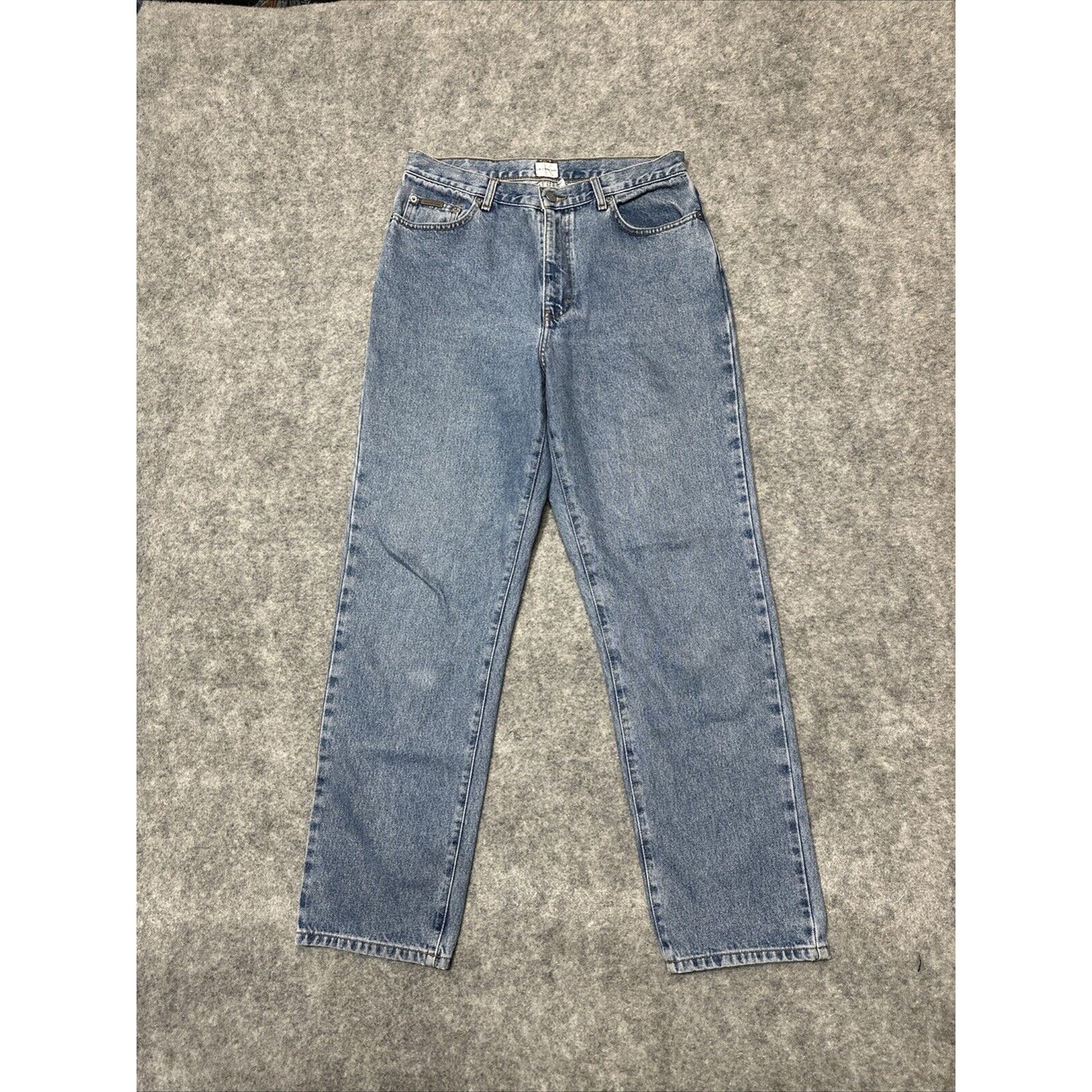 Calvin Klein Easy Fit Women’s Jeans Size 12 Blue Light Wash Denim