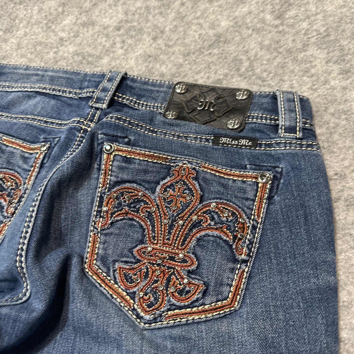 Miss Me Skinny Women's Jeans Size 28 Blue Dark Denim
