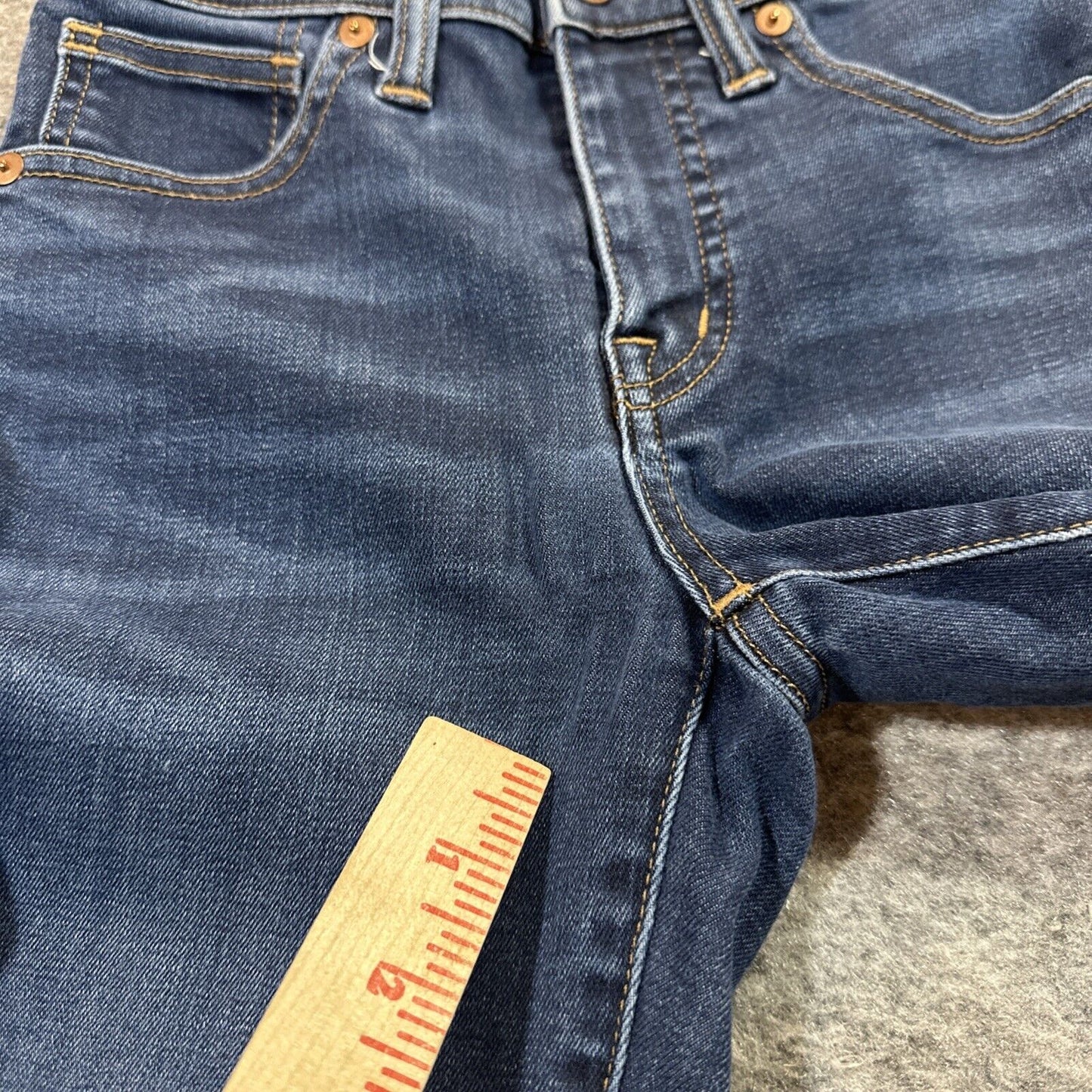 Madewell 9" High Rise Skinny Jeans Womens Size 23 Dark Blue Denim