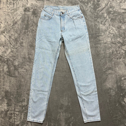 Lee Classic Fit Straight Jeans Women's Size 7 Blue Denim
