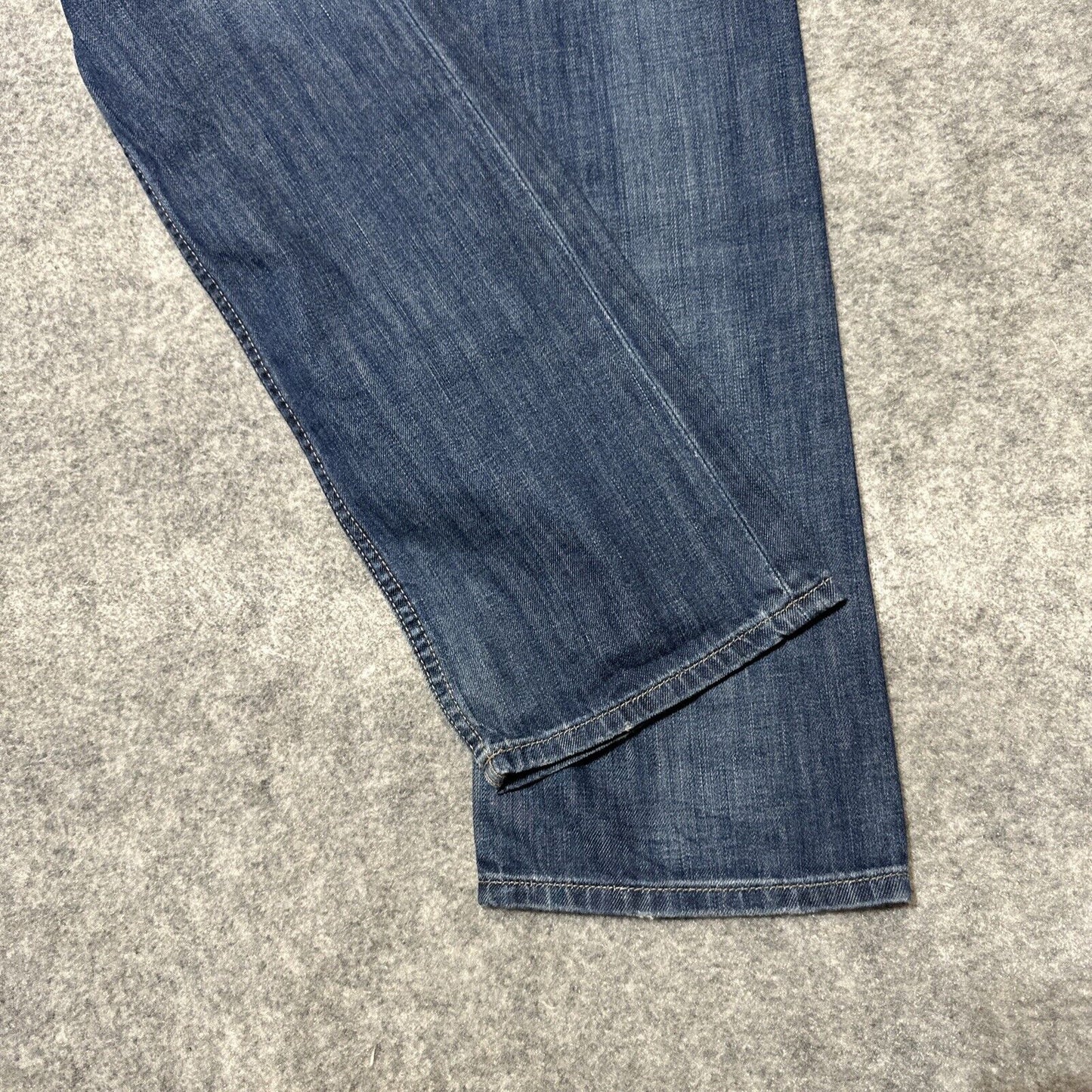 Banana Republic Men's Distressed Straight Jeans Size 28 Blue Dark Wash Denim
