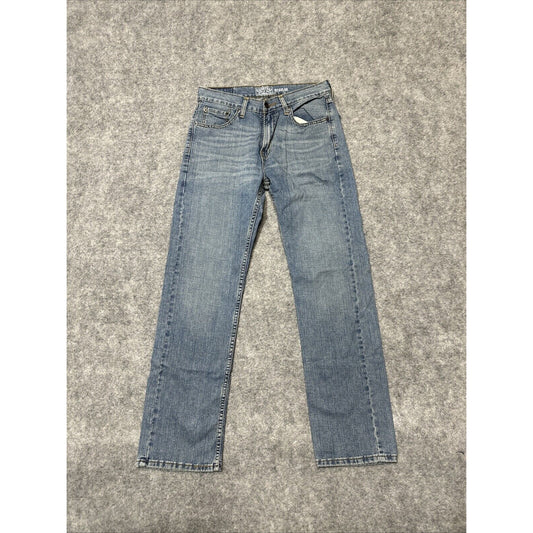 Signature Levi's Regular Men's Straight Jeans Size 30x32 Blue Light Wash Denim