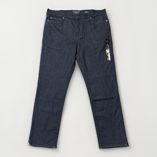 New Banana Republic Travel Jean Slim Fit Jeans Mens Size 38x32 Dark Blue Denim
