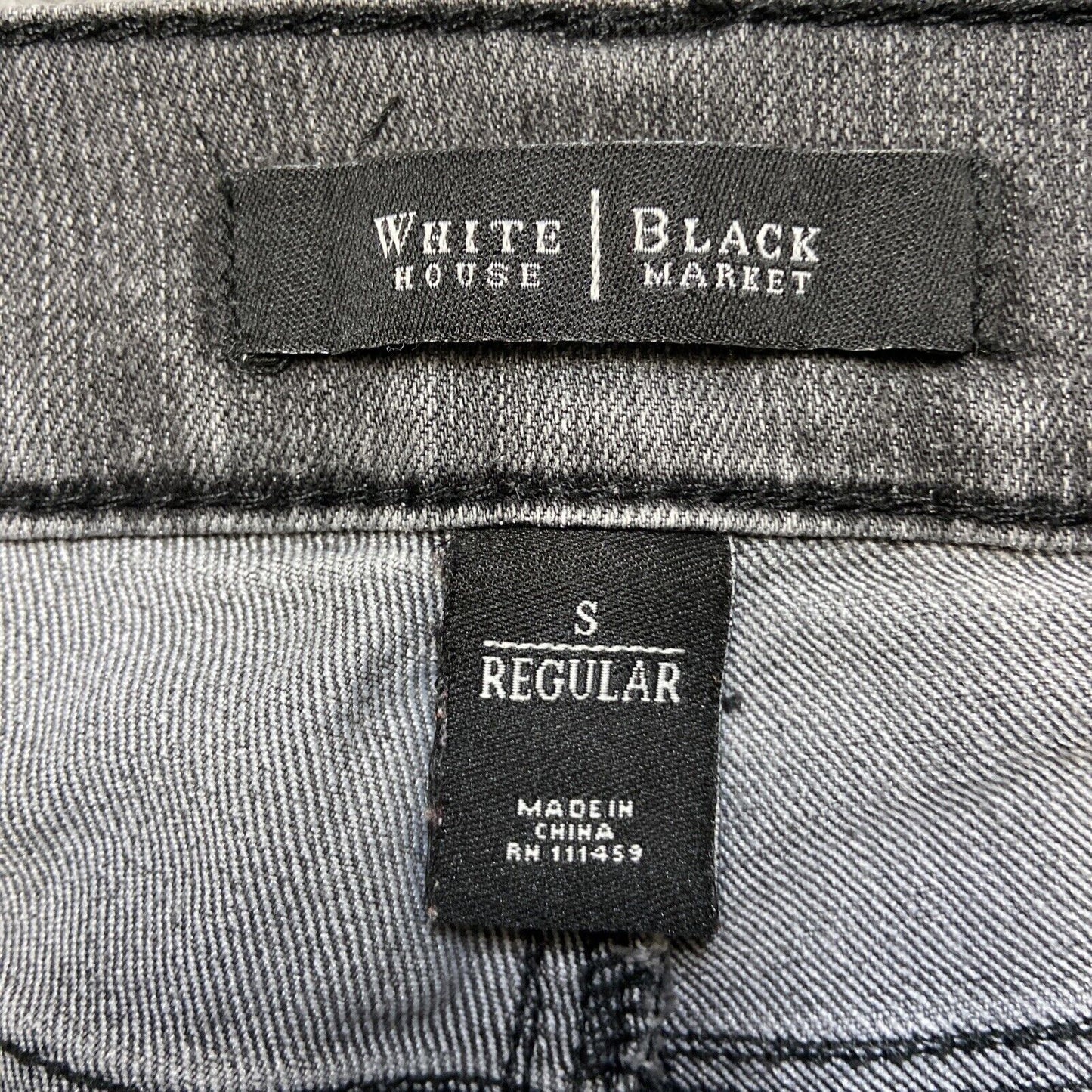 White House Black Market Skinny Jeans Women's Size S Reg Gray Denim