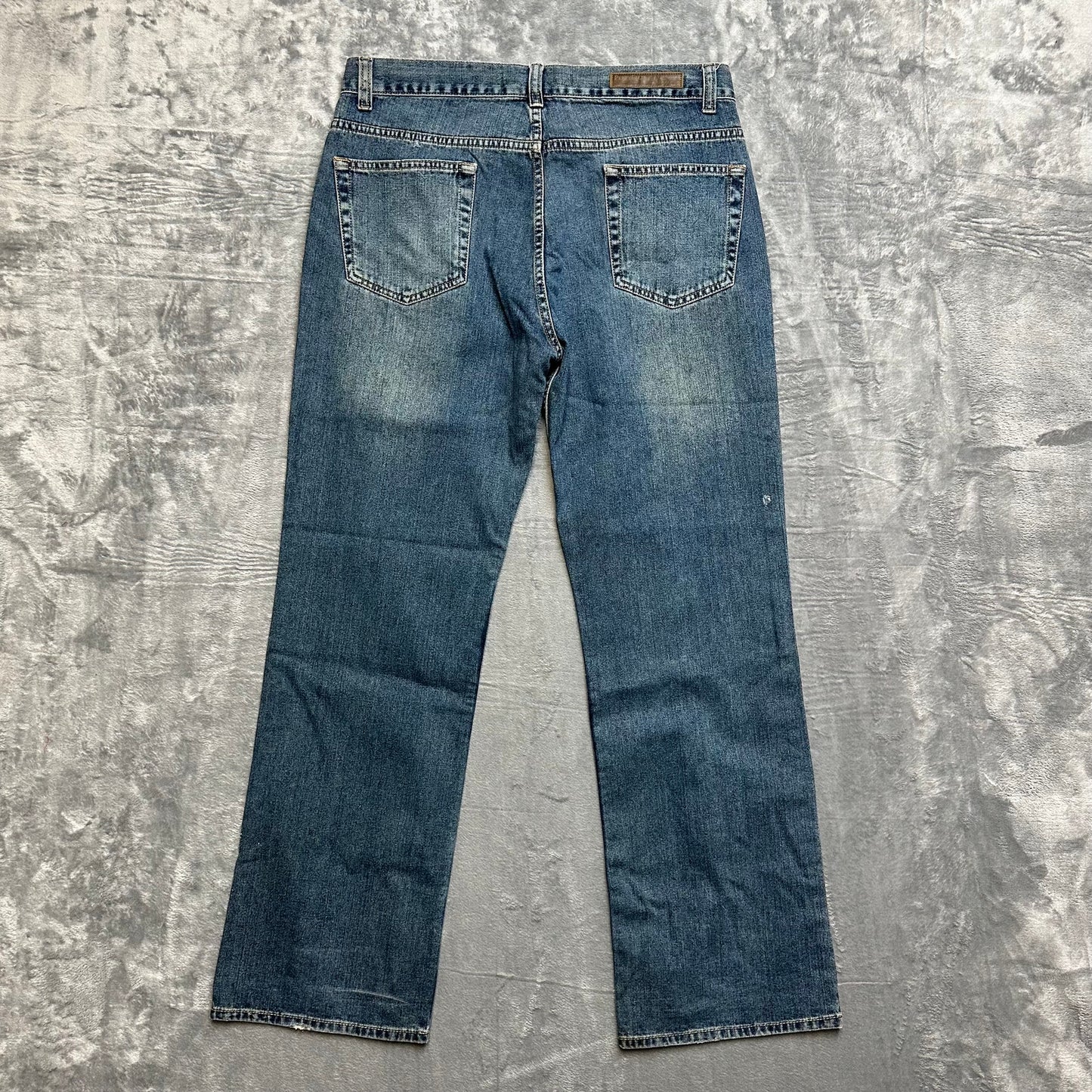 Perry Ellis Bootcut Jeans Men’s Size 34x32 Dark Blue Denim