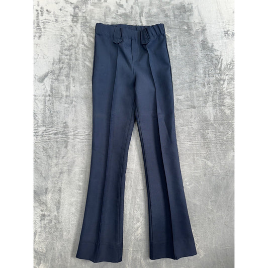 Vintage H Bar C Ranchwear Tomboy Dress Pants Women's Flare Pants Size 22" Blue