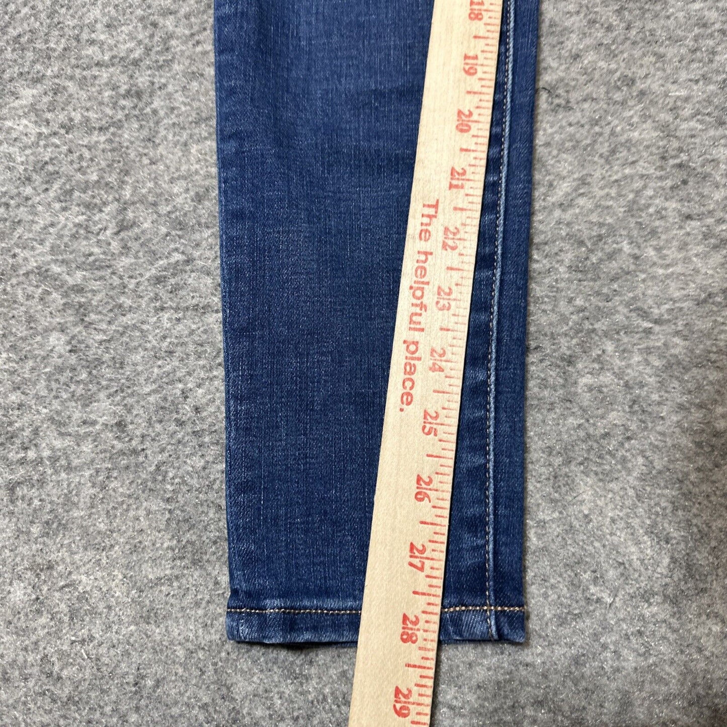 American Eagle Distressed Stretch Temp Tech Hi Rise Jegging Women's 4R Blue