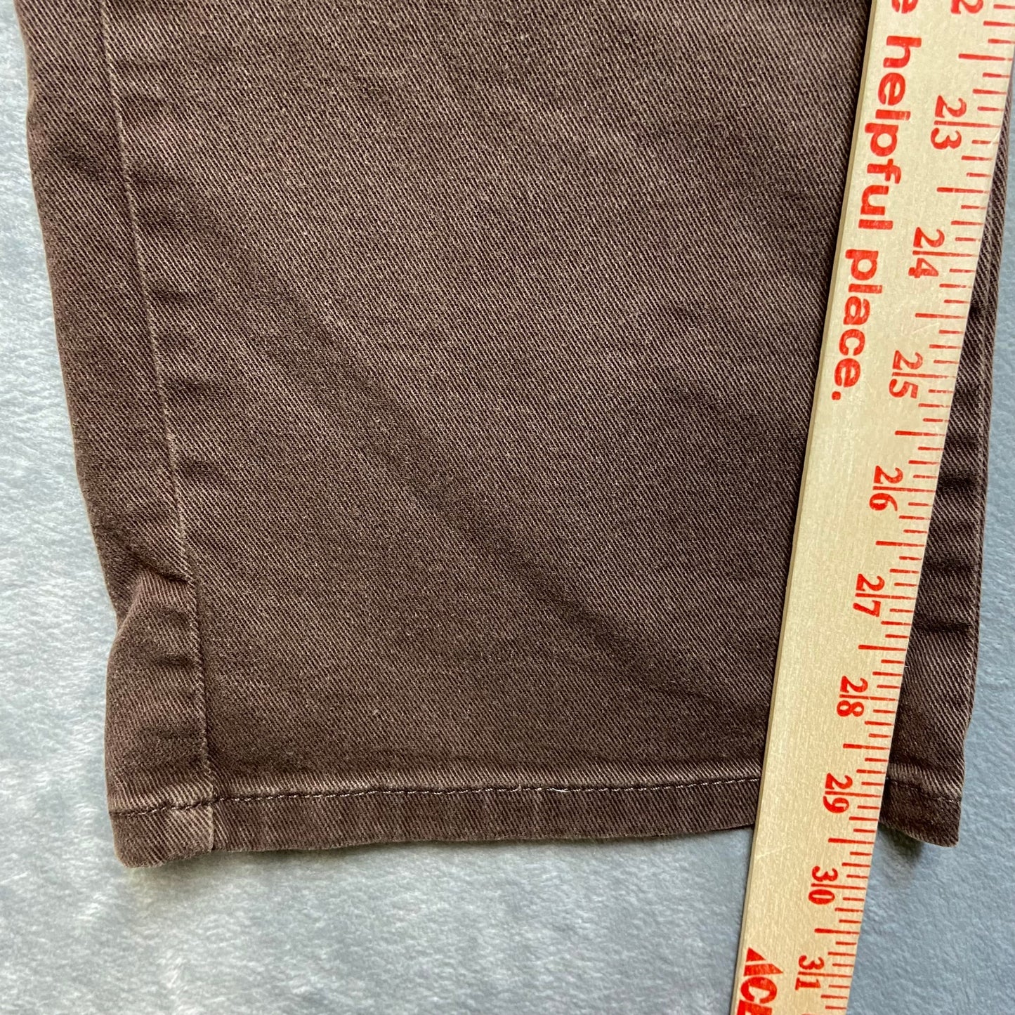 Lee Relaxed Fit Straight Leg Jeans Women's Size 12 Brown Denim Stretch GUC