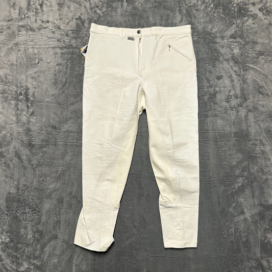 Dublin Nicole Breeches Women's Size 36 Reg White Equestrian Riding Wear