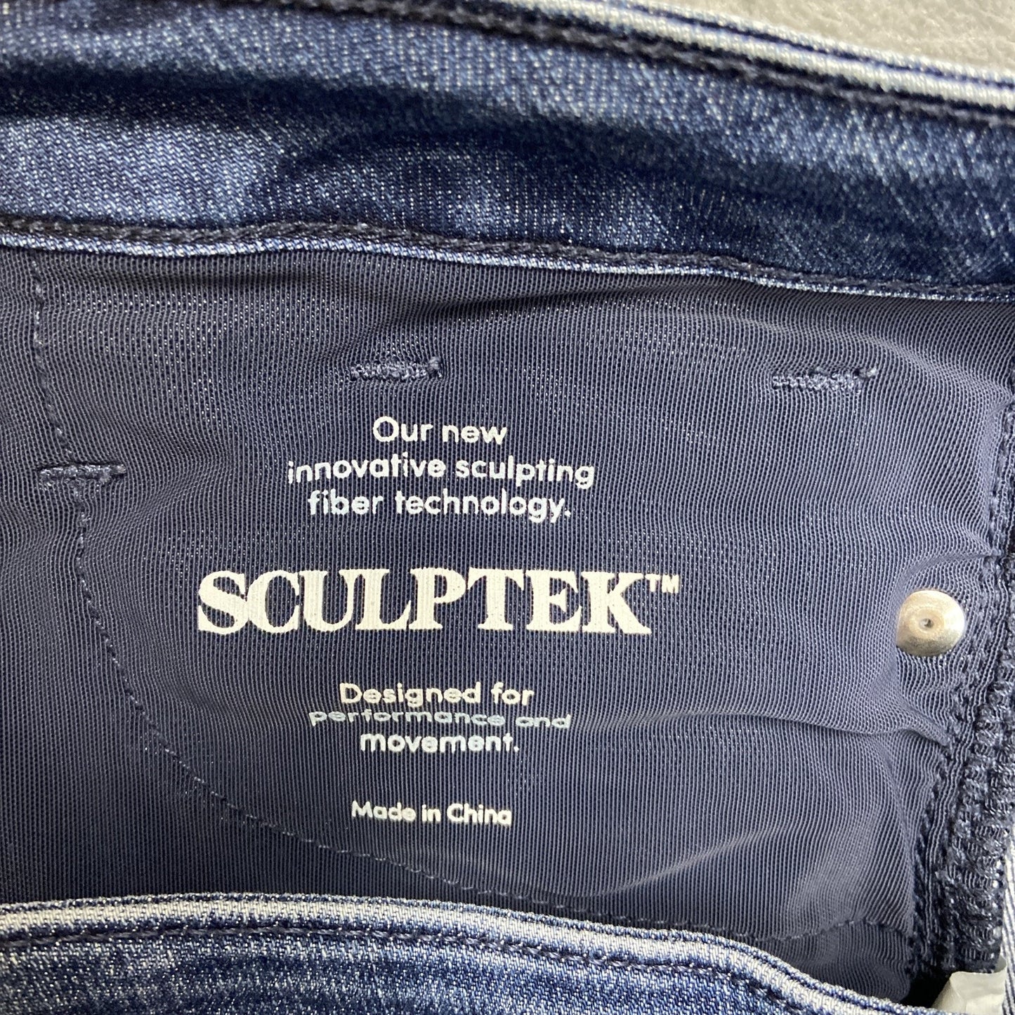 Athleta Sculptek Skinny Jeans Women's Size 4 Blue Denim