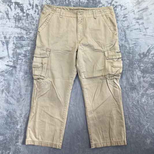 Unionbay Men's Cargo Pants Straight 40x30 Khaki