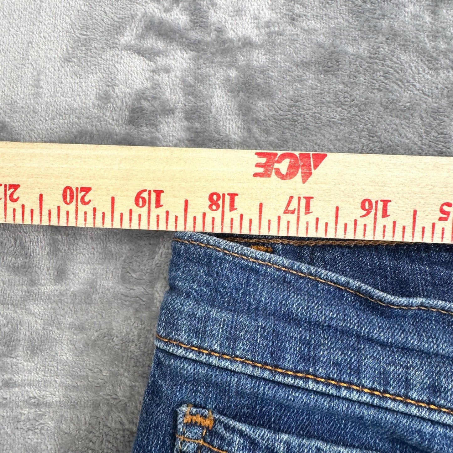 Tommy Jeans Straight Jeans Men's Size 36x28 Blue Medium Wash Denim *Hemmed*