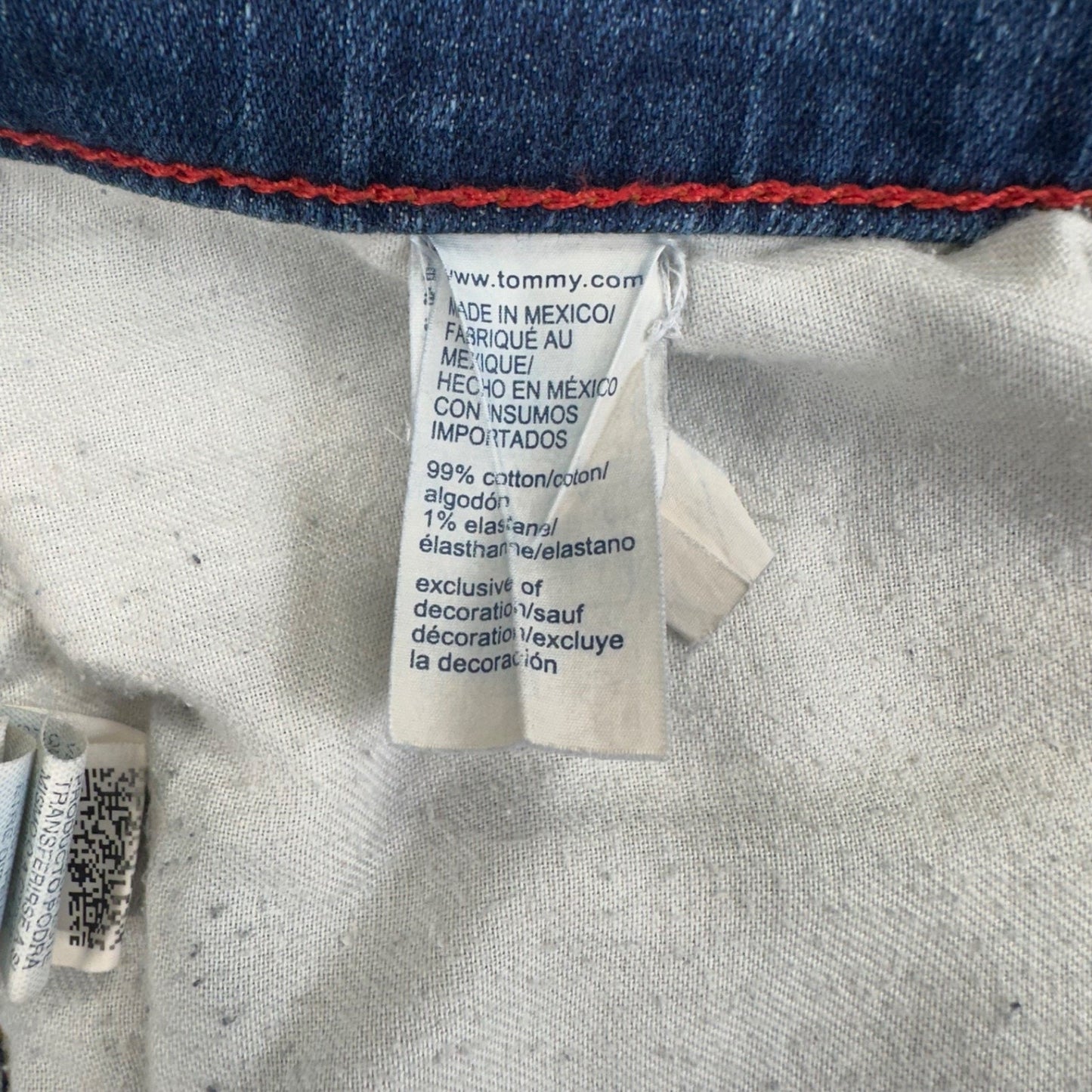 Tommy Jeans Straight Jeans Men's Size 36x28 Blue Medium Wash Denim *Hemmed*