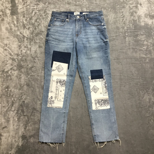 Kensie Distressed True Vintage The Slim Jeans Women's Size 2/26 Blue Denim