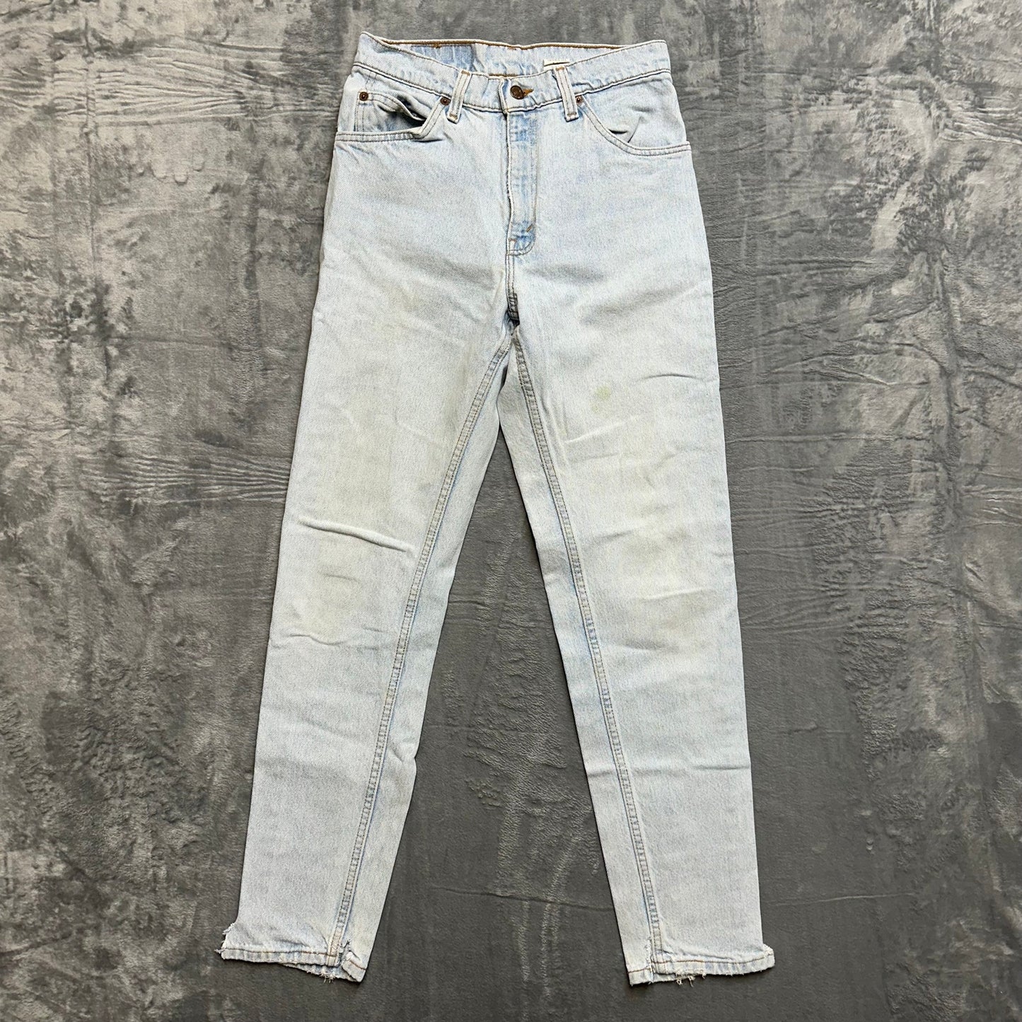 Levi's 950 Straight Jeans Women's Size 7 Long Blue Denim