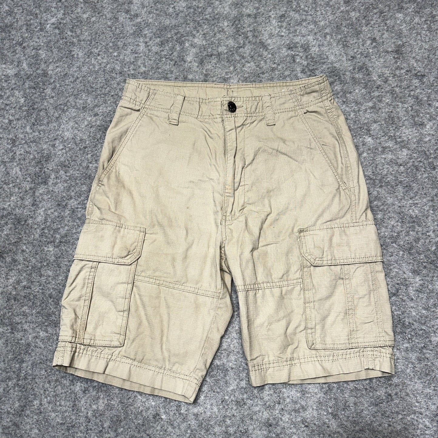Champs Sports CSG Men's Cargo Shorts Size 30 Beige Cotton Shorts