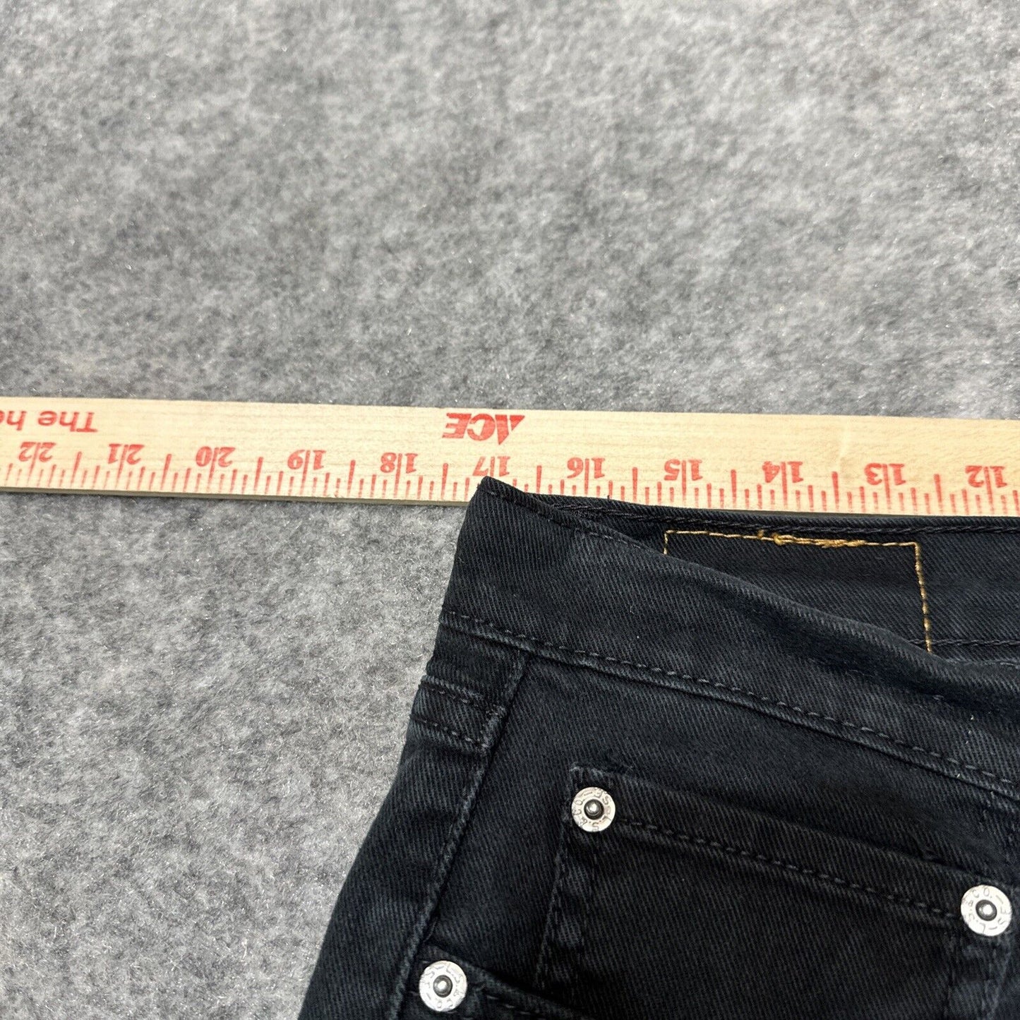 Levi's 550 Relaxed Bootcut Women's Jeans Size 16M Black Denim