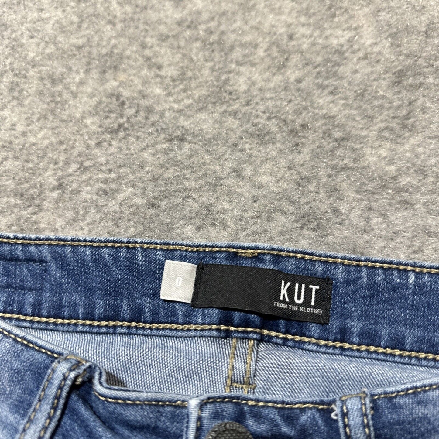 KUT From The Kloth Naomi Fab AB Girlfriend Straight Leg Women's Jeans Size 0