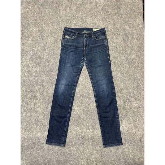 Diesel Bootzee-St Slim Bootcut Women's Jeans Size 28x34 Blue Dark Denim