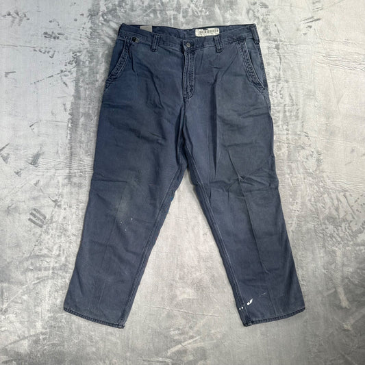 Carhartt FR Men's Straight Pants 36x30 Dark Blue Work Pants Flame Resistant