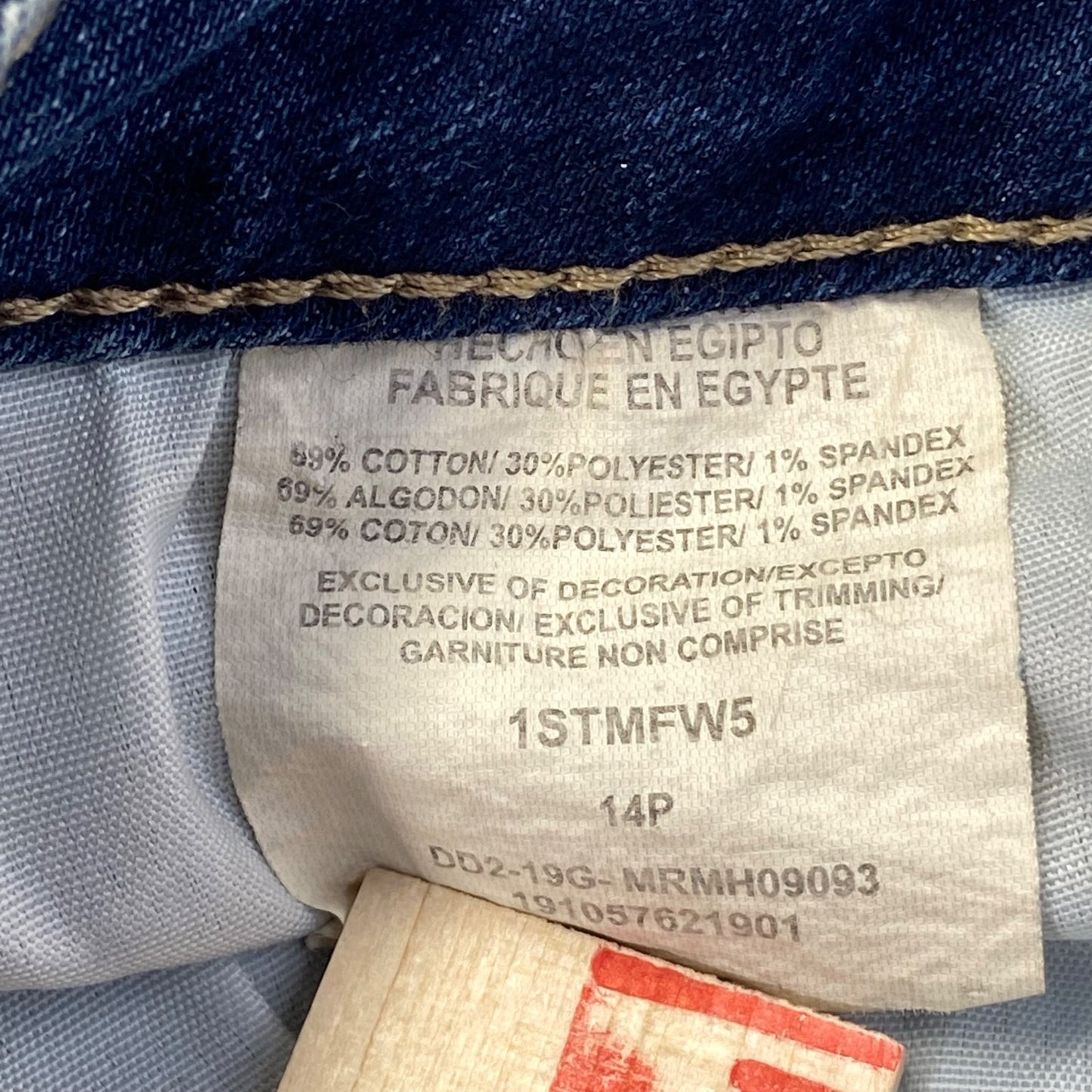 Lee Women's Midrise Straight Jeans Size 14P Blue