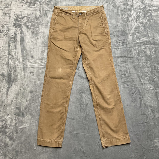 Gap 1969 Straight Leg Pants Men's Size 28x30 Tan Brown