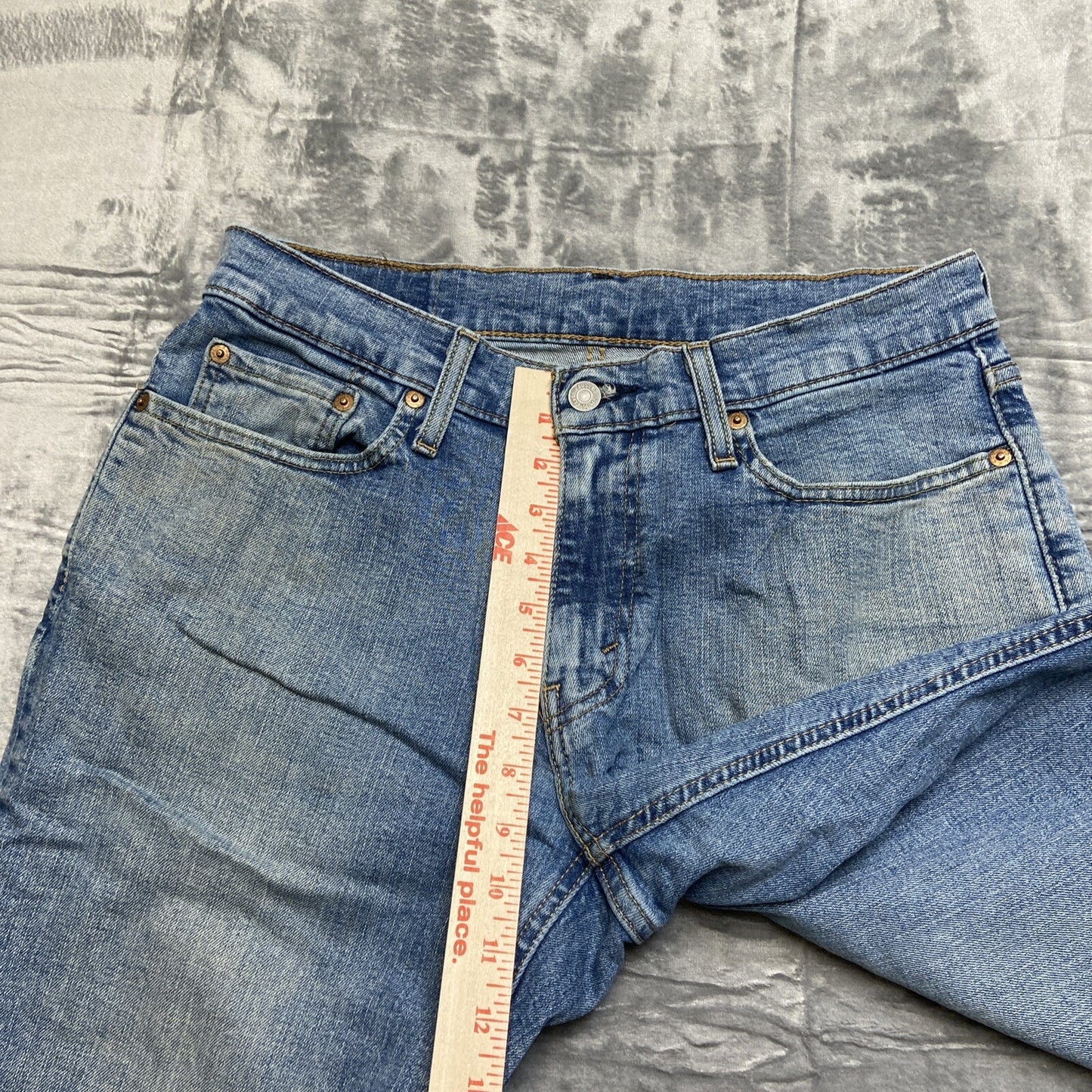 Levi’s Hemmed To Skinny Fit Jeans Women's Size 31x29 Blue Denim