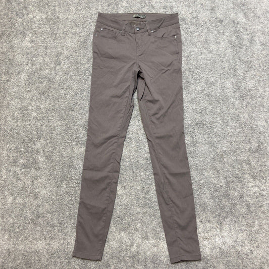 Prana Skinny Hiking Pants Women's Size 2 Reg Gray Lightweight Pants