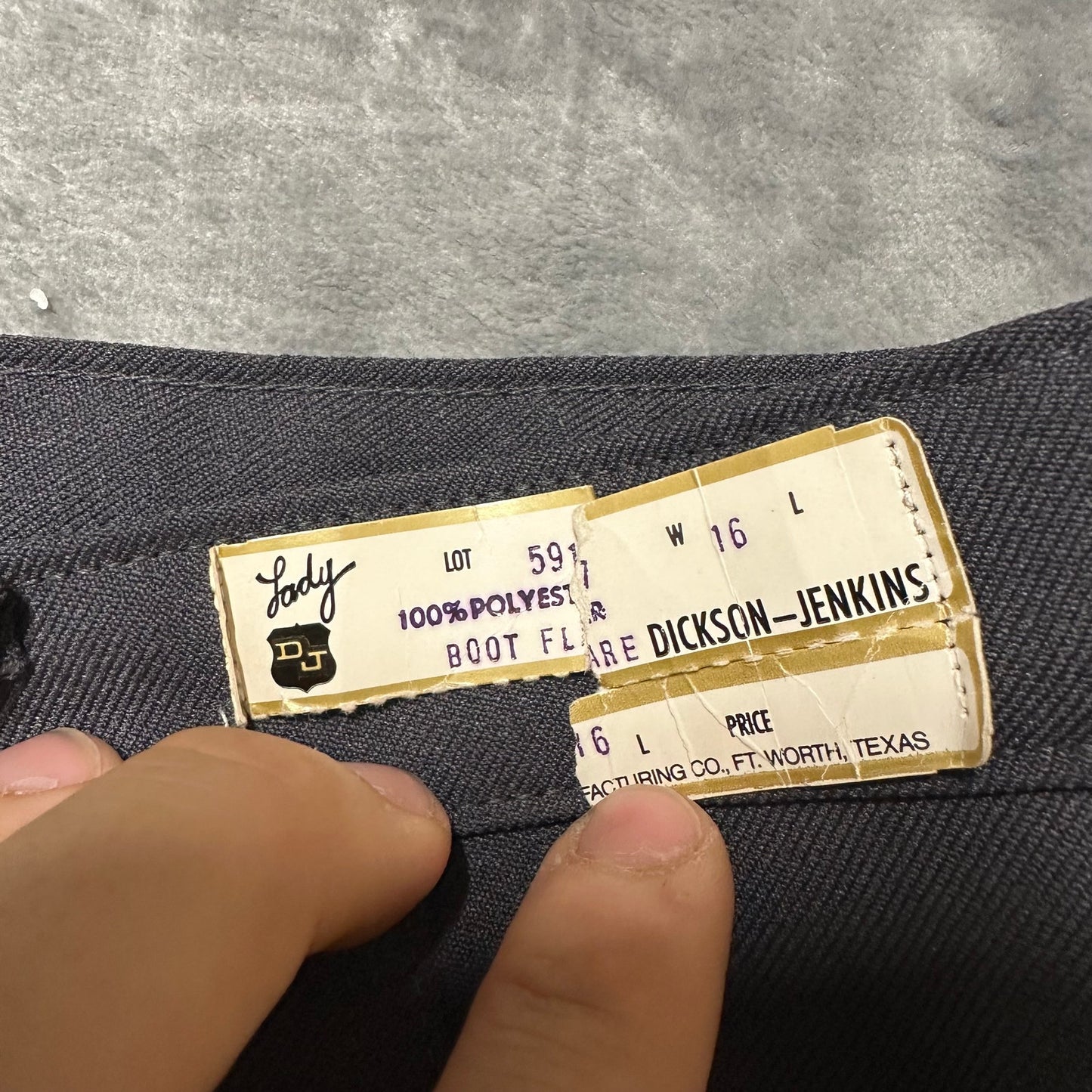 [drafted] New Lady Dicksin Jenkins Flare Pants Women's Size 16 Tan Brown