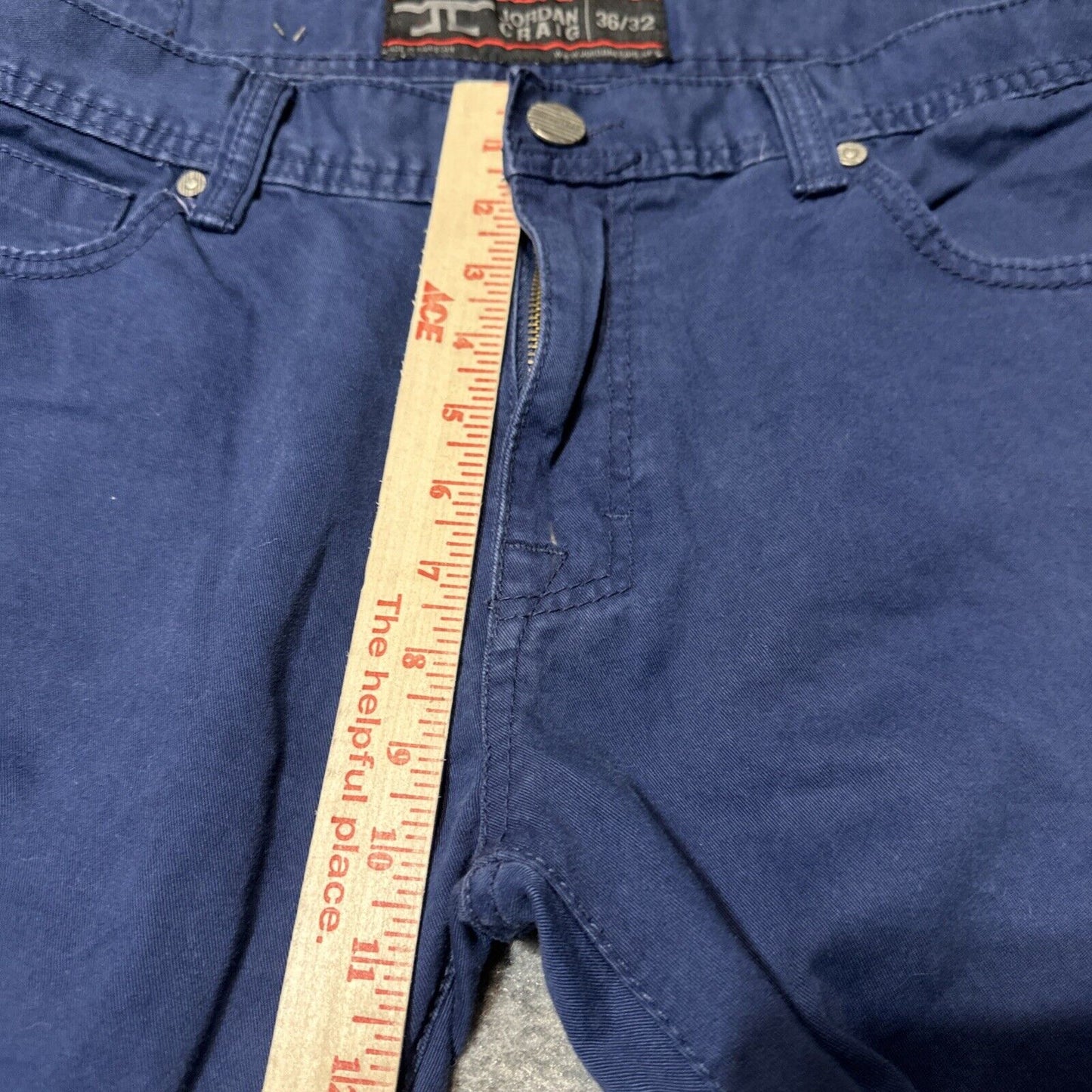 Jordan Craig Straight Jeans Men's Size 36x32 Dark Blue Denim Skater