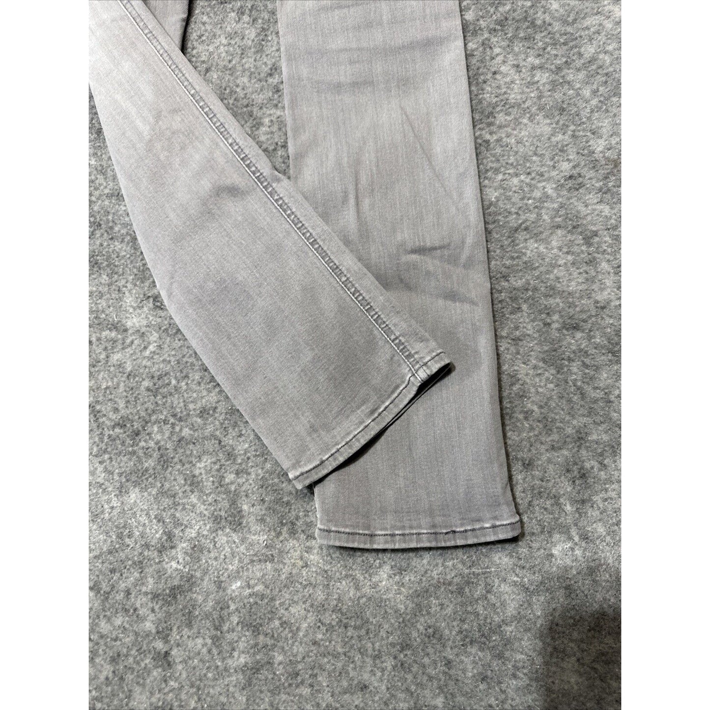 7 For All Mankind The Modern Straight Women's Pull On Jeans Size 26 Gray Denim