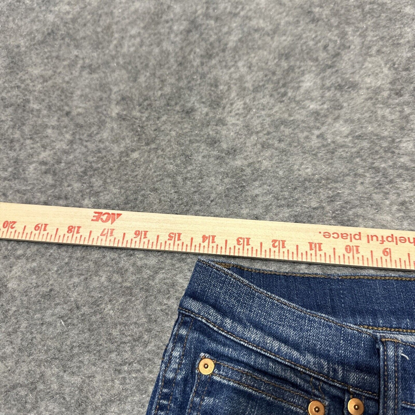 Madewell 9" High Rise Skinny Women's Distressed Jeans Size 29 Blue Wash Denim