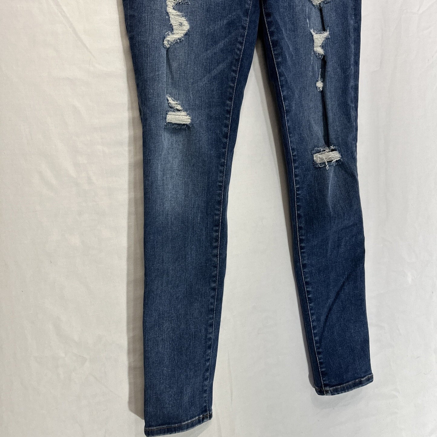 Abercrombie & Fitch Curve Love High Rise Super Skinny Jeans Womens 6L Blue Denim