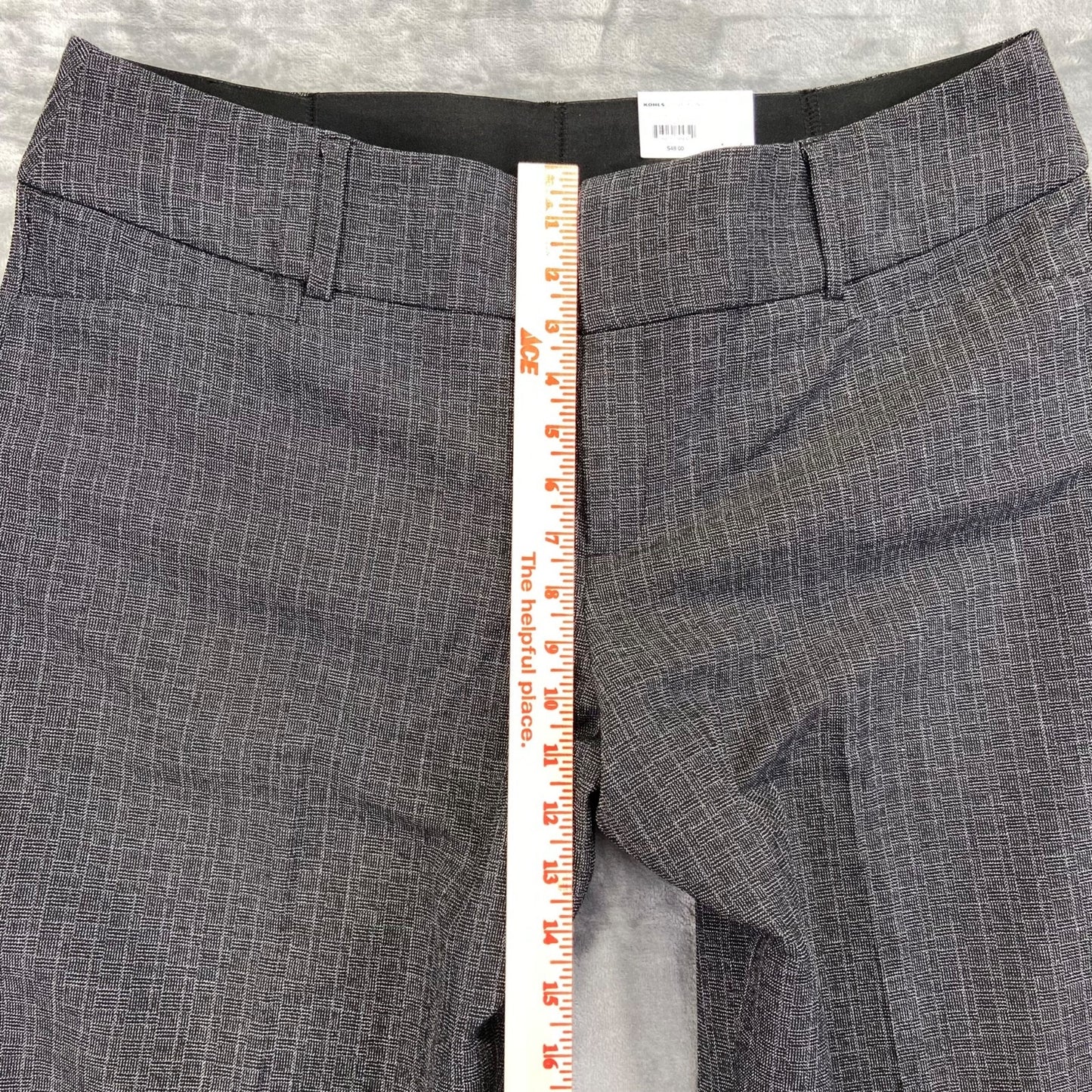 New Nine West Women's Bootcut Pants Size 18 Long Gray