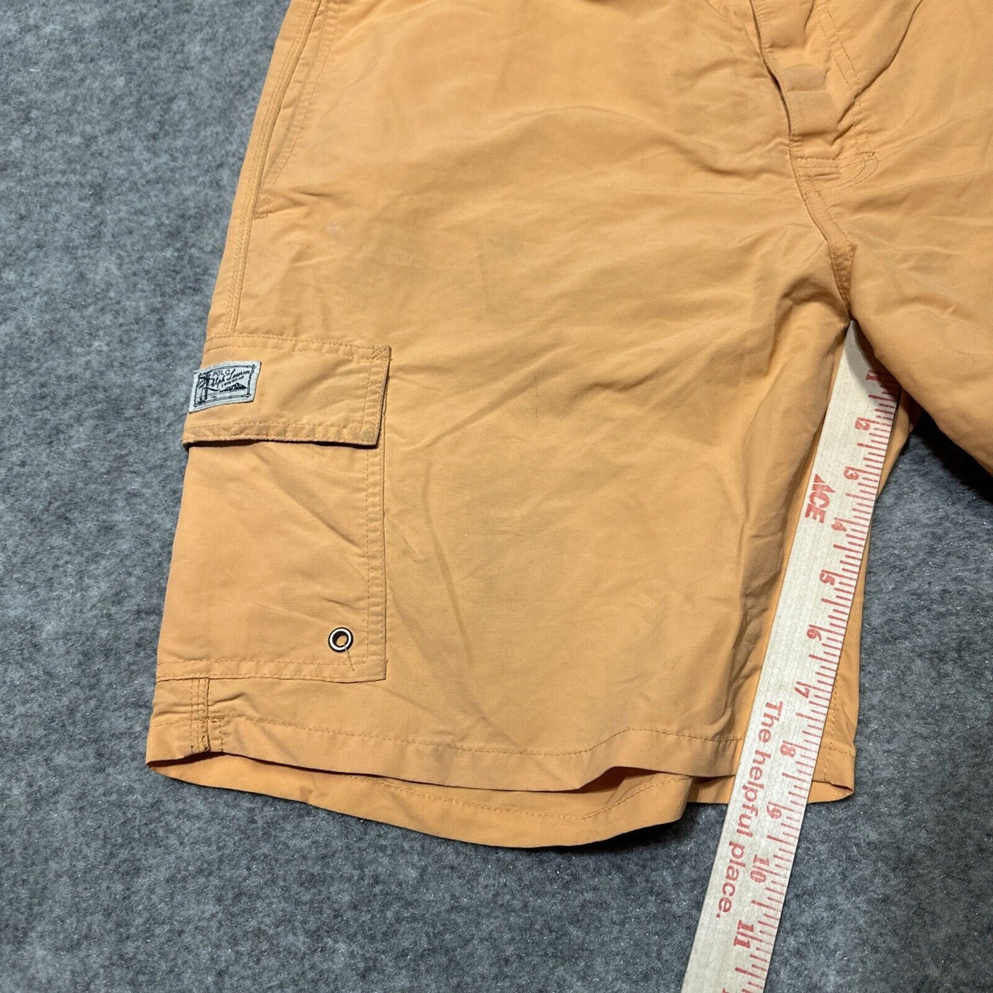 Polo Ralph Lauren Swimwear Men's Lined Swim Shorts Size XXL Peach Orange Shorts