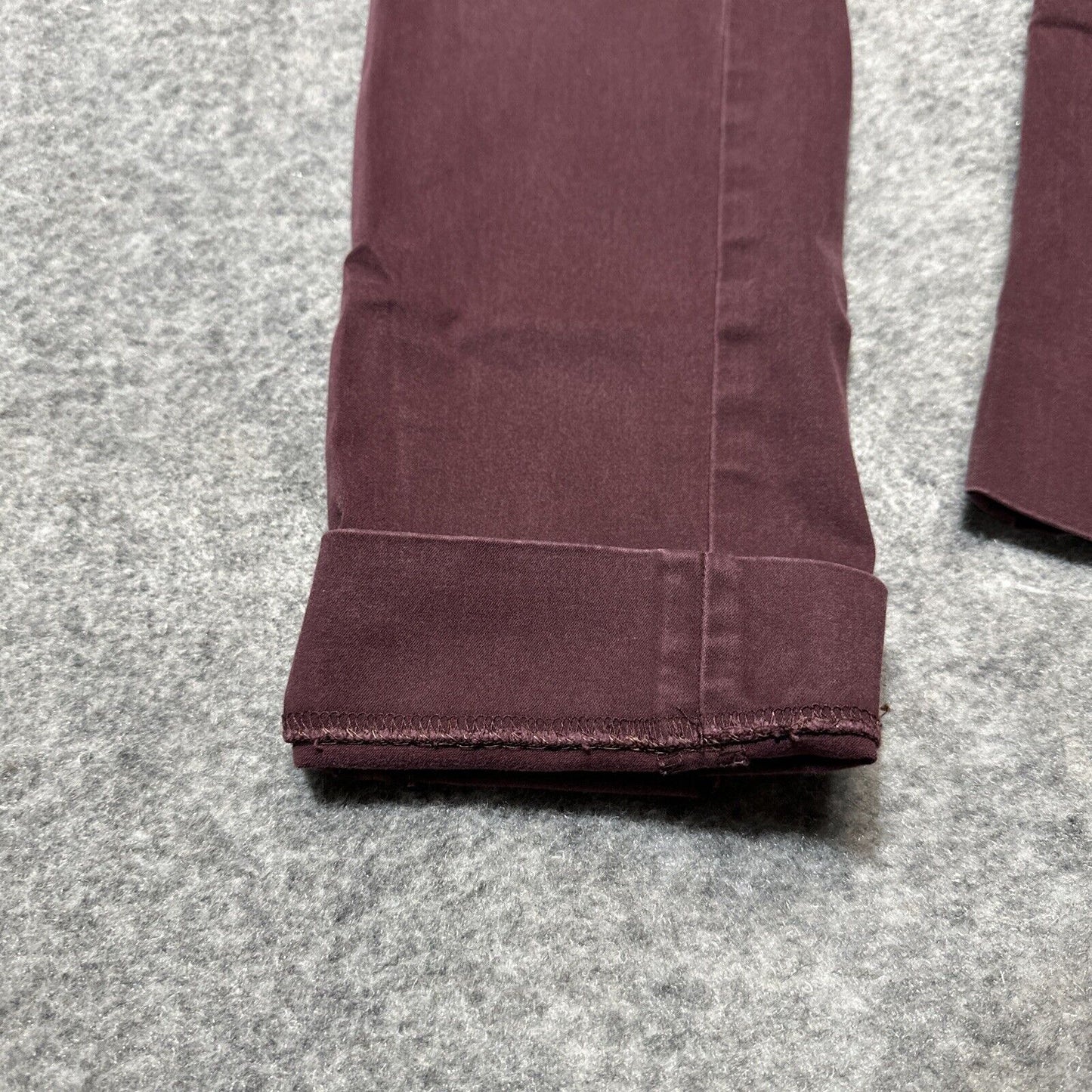 Banana Republic Ryan Women's Straight Chino Pants Size 0 Red Dark Wash Pants