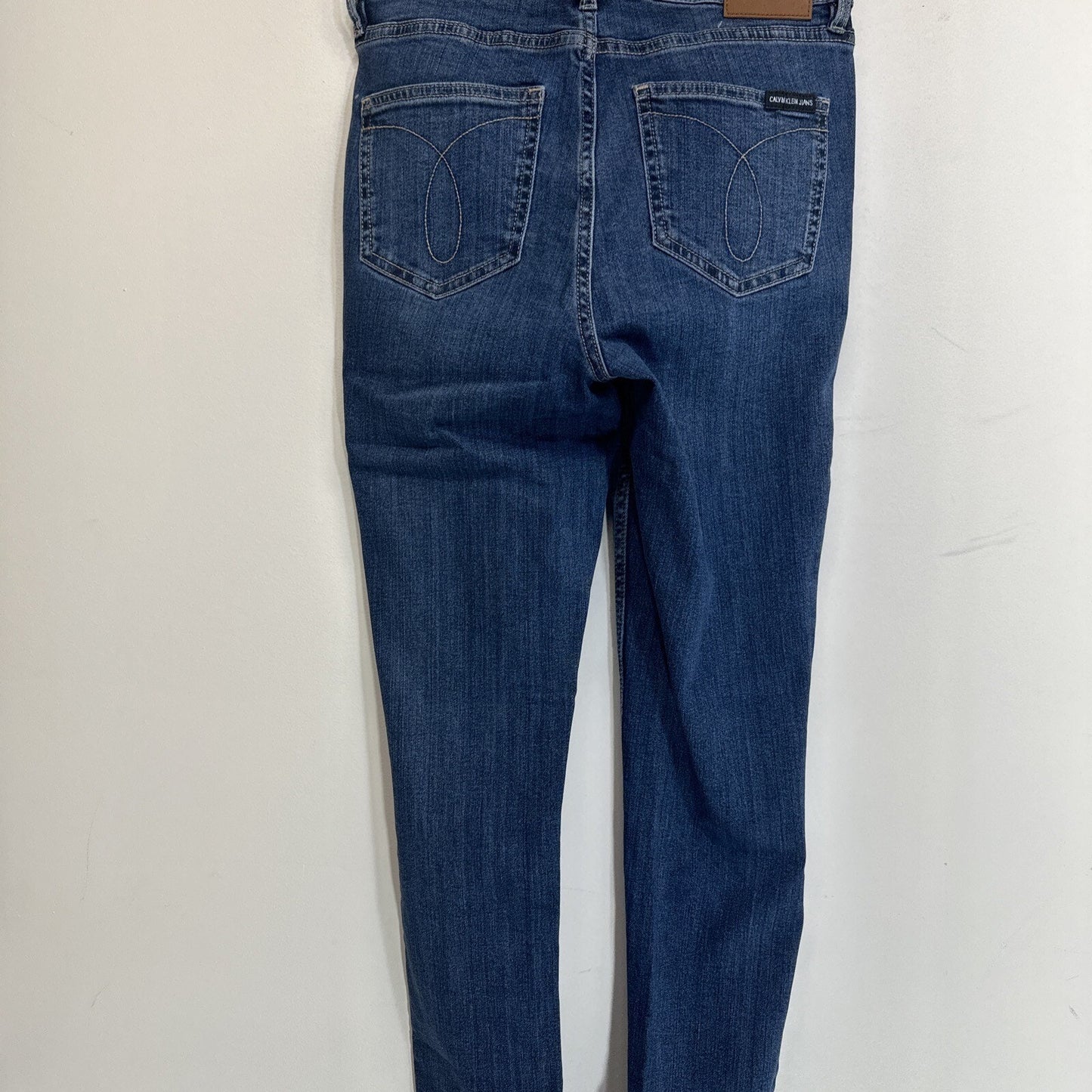 Calvin Klein Jeans Ankle Skinny Womens 6 Blue Denim Mid Rise 5 Pockets