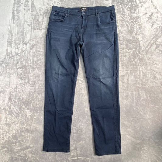 7 For All Mankind Slimmy Men's Jeans Size 38 Dark Blue Denim