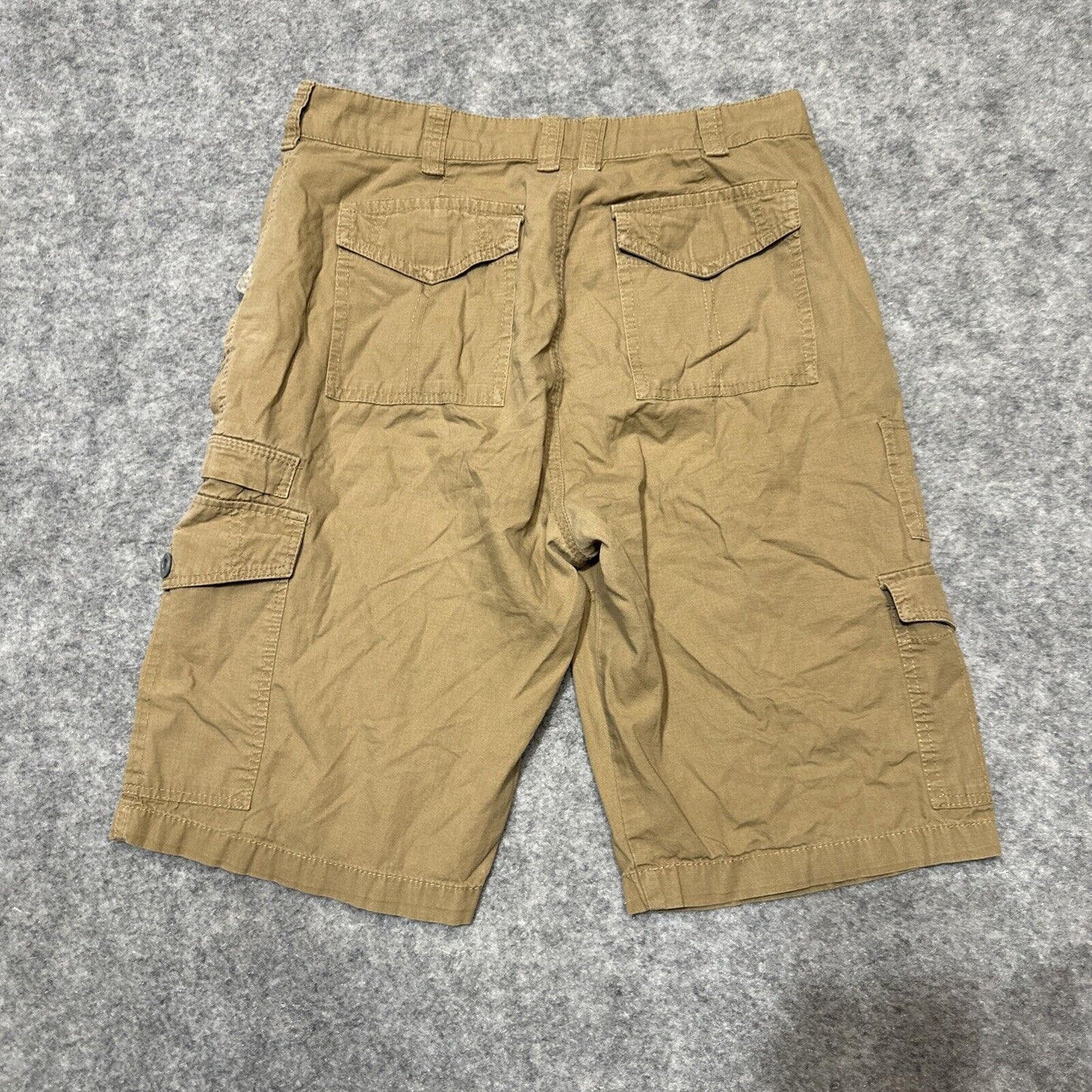 Plugg Men's Cargo Shorts Size 29 Tan Brown Shorts