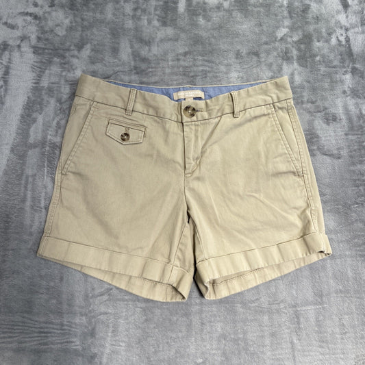 Banana Republic City Chino Shorts Women's 0 Beige Khaki