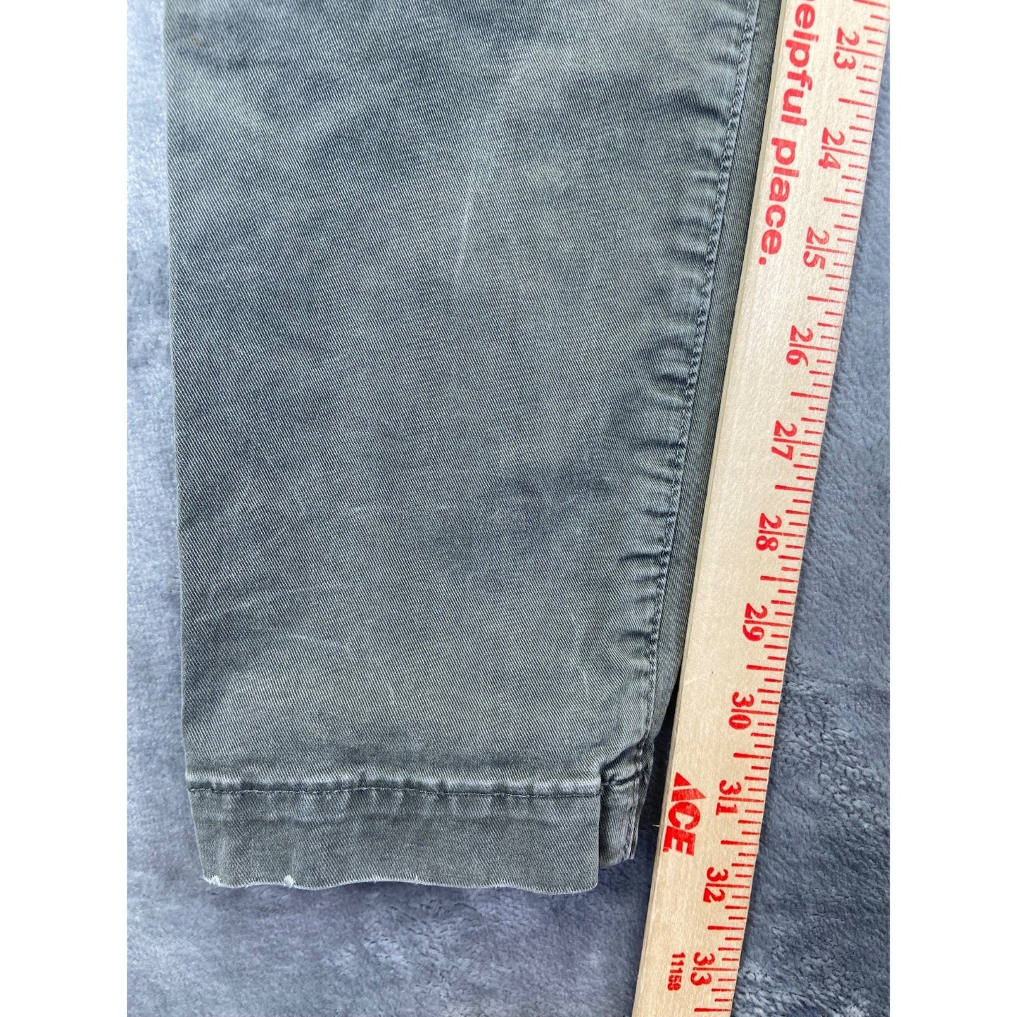 American Eagle Men's Slim Fit Chino Pants Size 32x34 Gray #534424