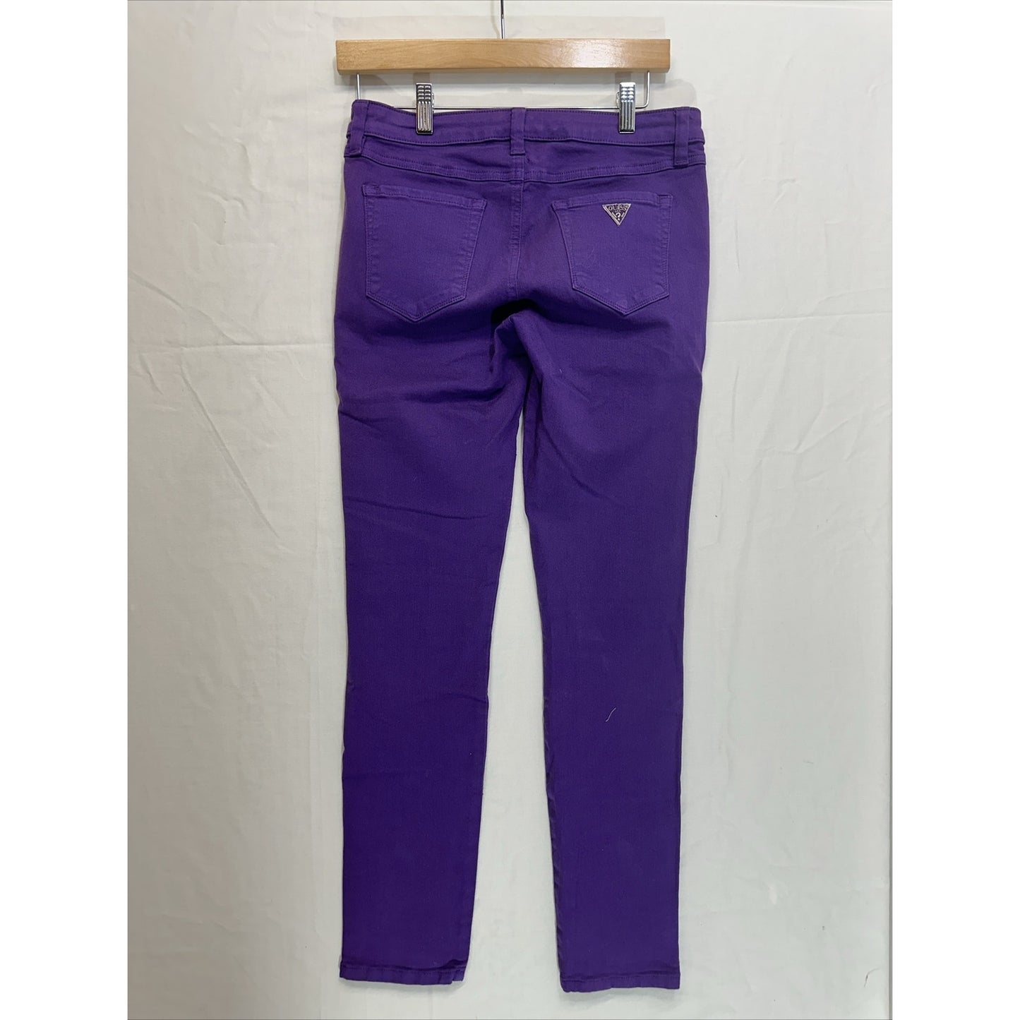 Guess Jeans Womens Size 27 Brittney Skinny Purple Medium Wash Denim Casual