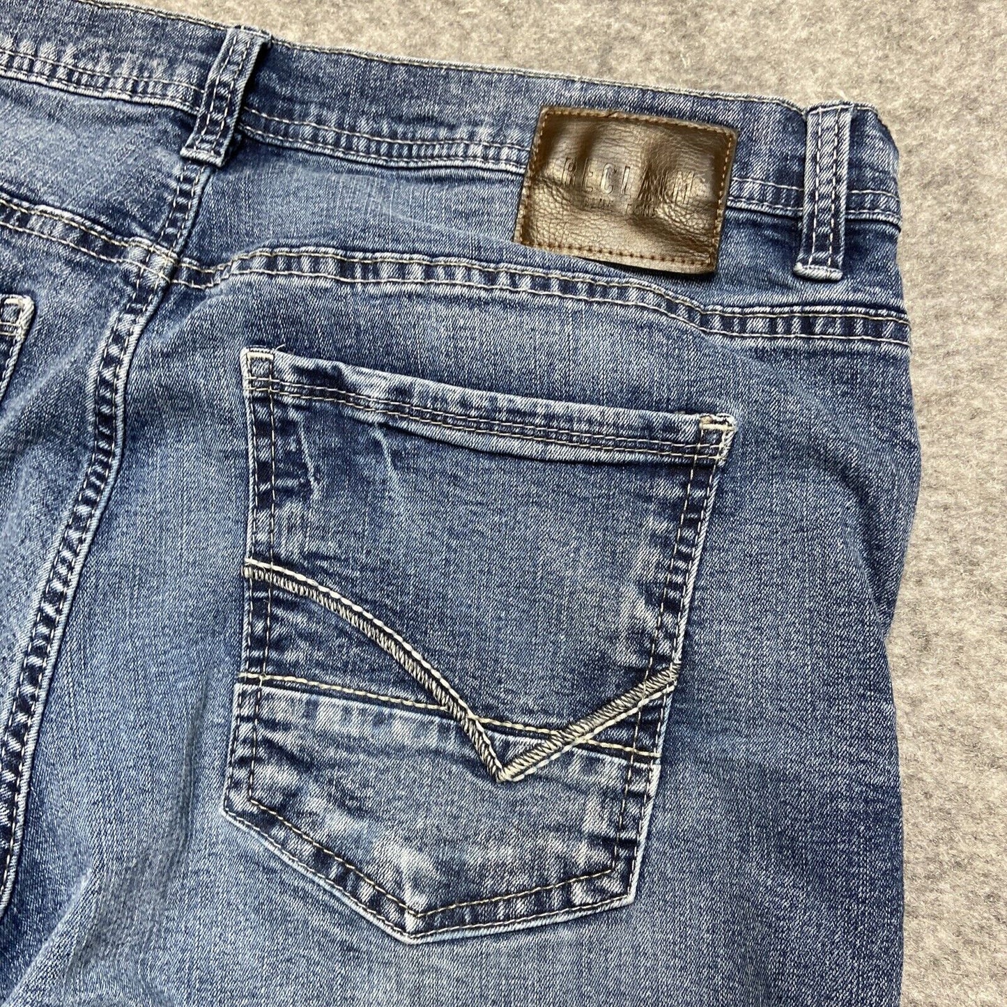Reclaim Relaxed Jeans Men's Size 36S Blue Denim
