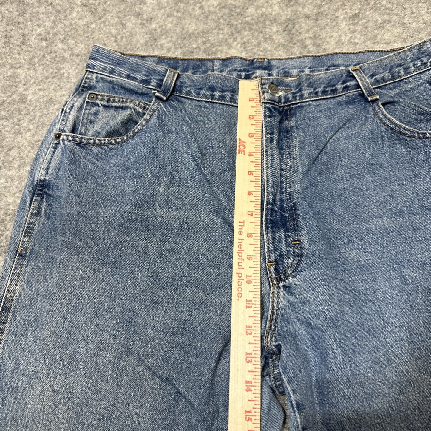 Vintage Gitano Women's Straight Jeans Size 20W Blue Light Wash Denim
