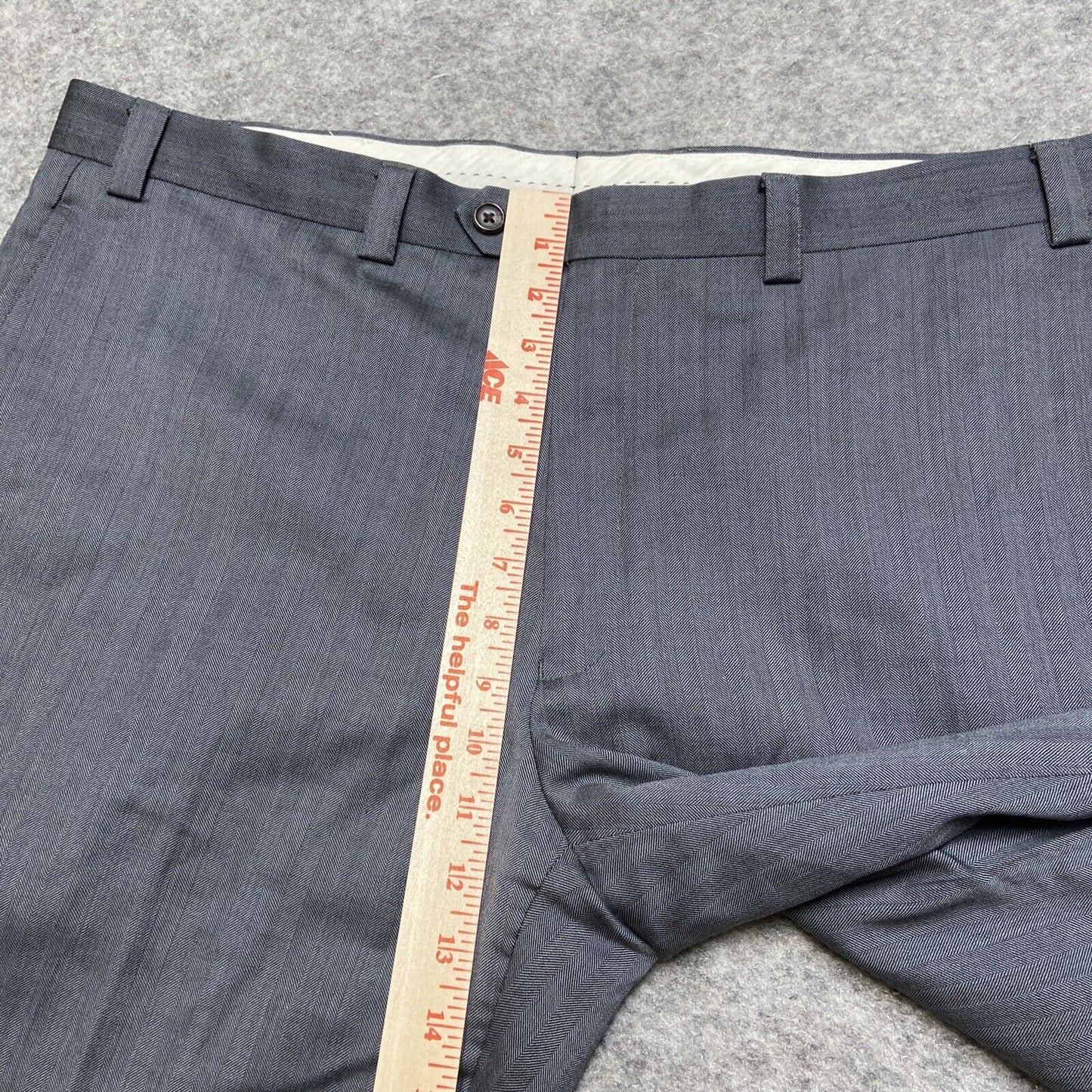 Lauren Ralph Lauren Wool Dress Pants Men's Size 38x32 Gray Formal Pants