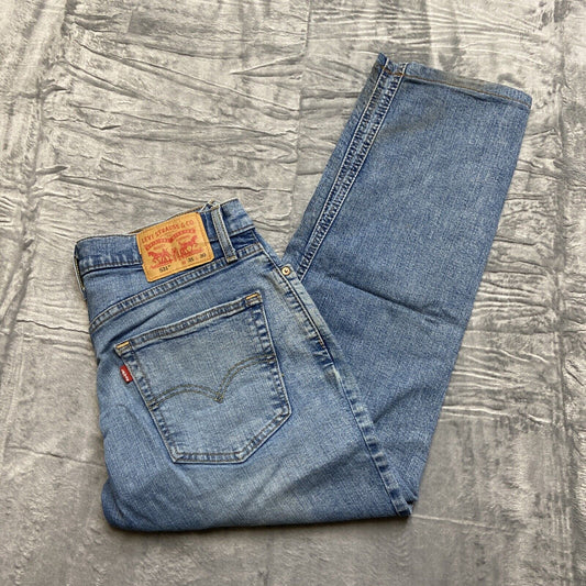 Levi’s Hemmed To Skinny Fit Jeans Women's Size 31x29 Blue Denim