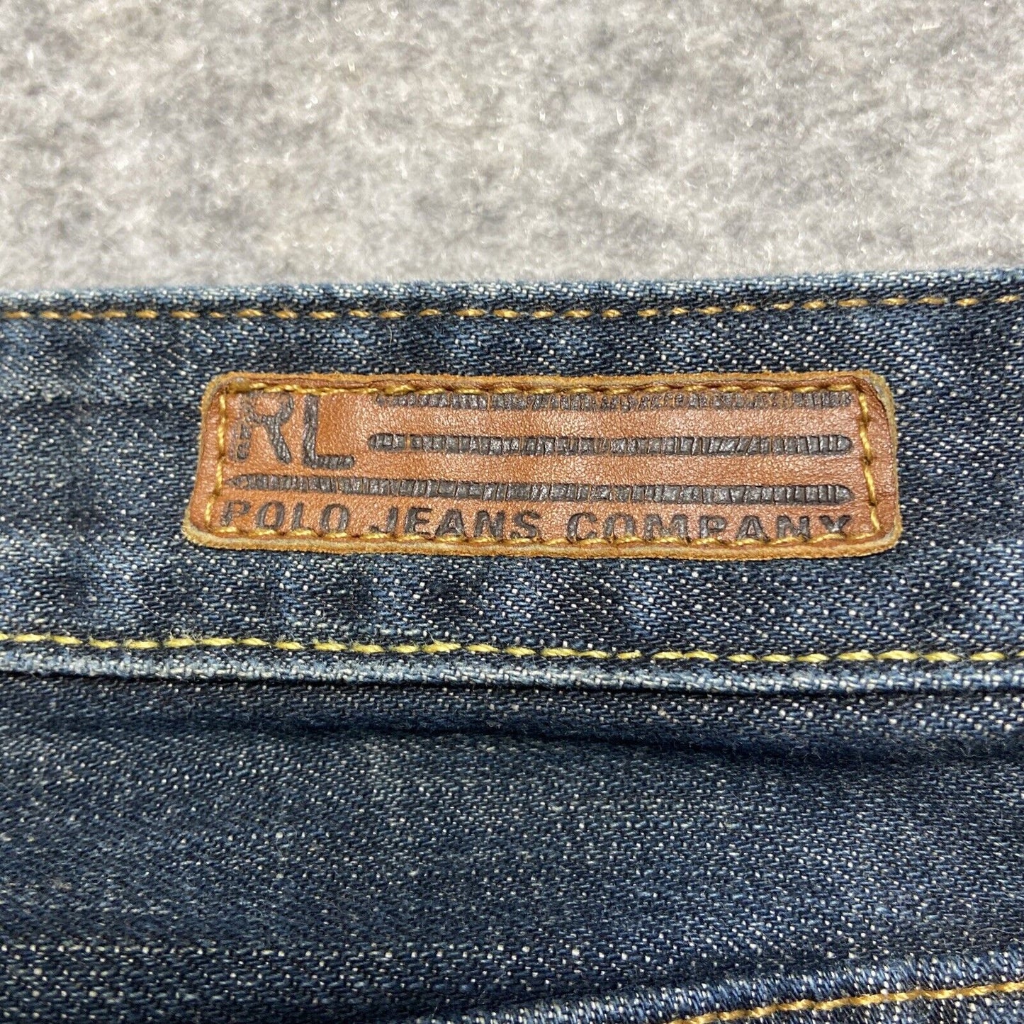 Polo Ralph Lauren Kelly Jean Women's Size 8 Dark Blue Denim Low Rise